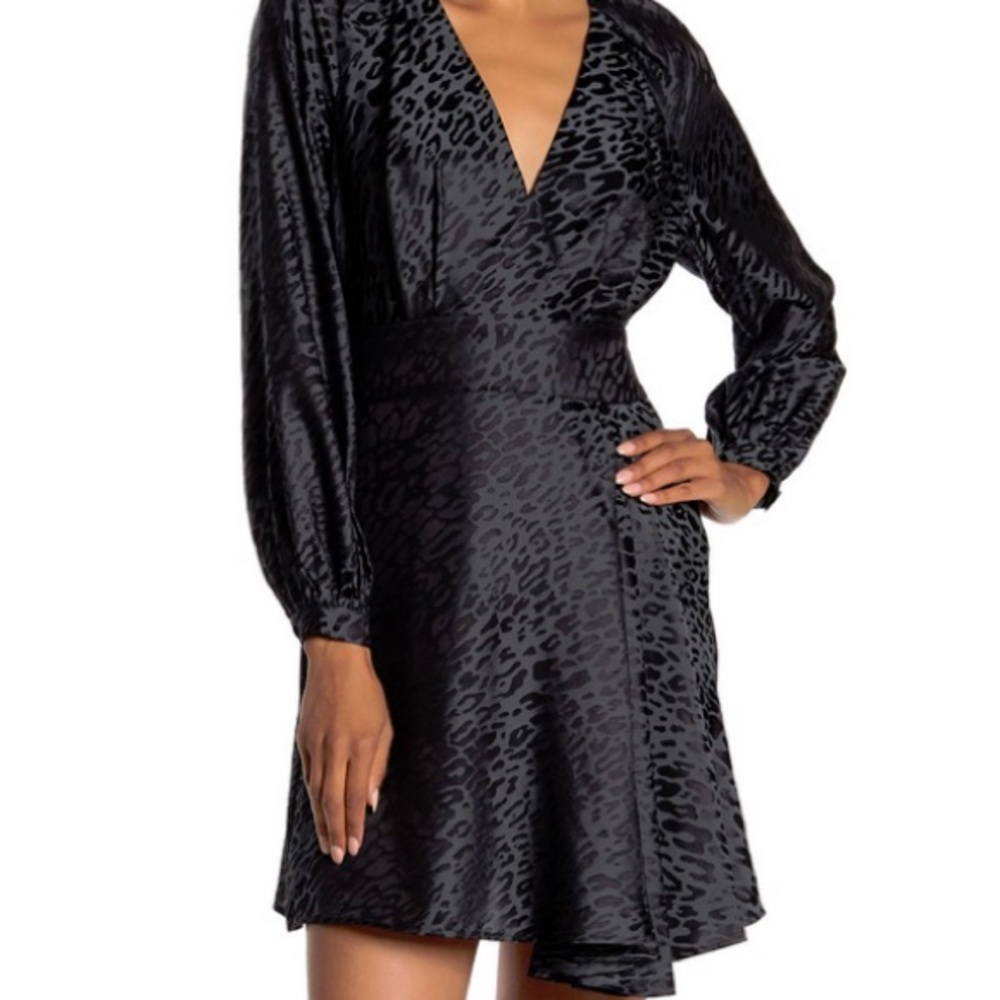 Equipment Silk Leopard Dress